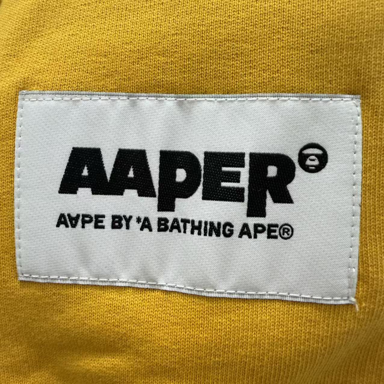 香港直郵 Aape 25秋冬 男 猿人軍團印花休閑潮流薄絨圓領衛衣C367