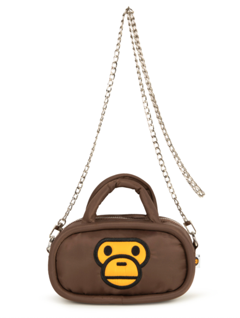 香港代購 專櫃正品 BABY MILO STORE 卡通刺繡小猴迷你斜背包4450