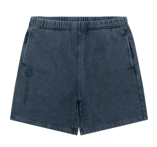 香港代購 專櫃正品 26春夏 Aape 男 AAPENOW 猿人小標徽章復古水洗做舊純色短褲 C687