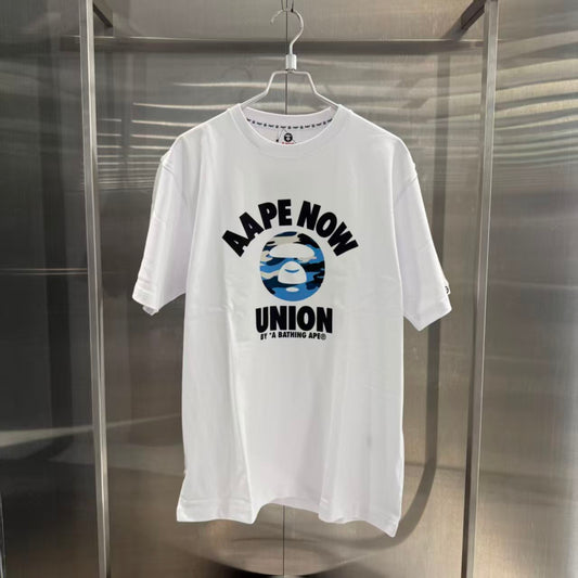 香港直郵 Aape 男裝 26秋冬 迷彩猿人字母印花經典潮流舒適短袖T卹10024XR