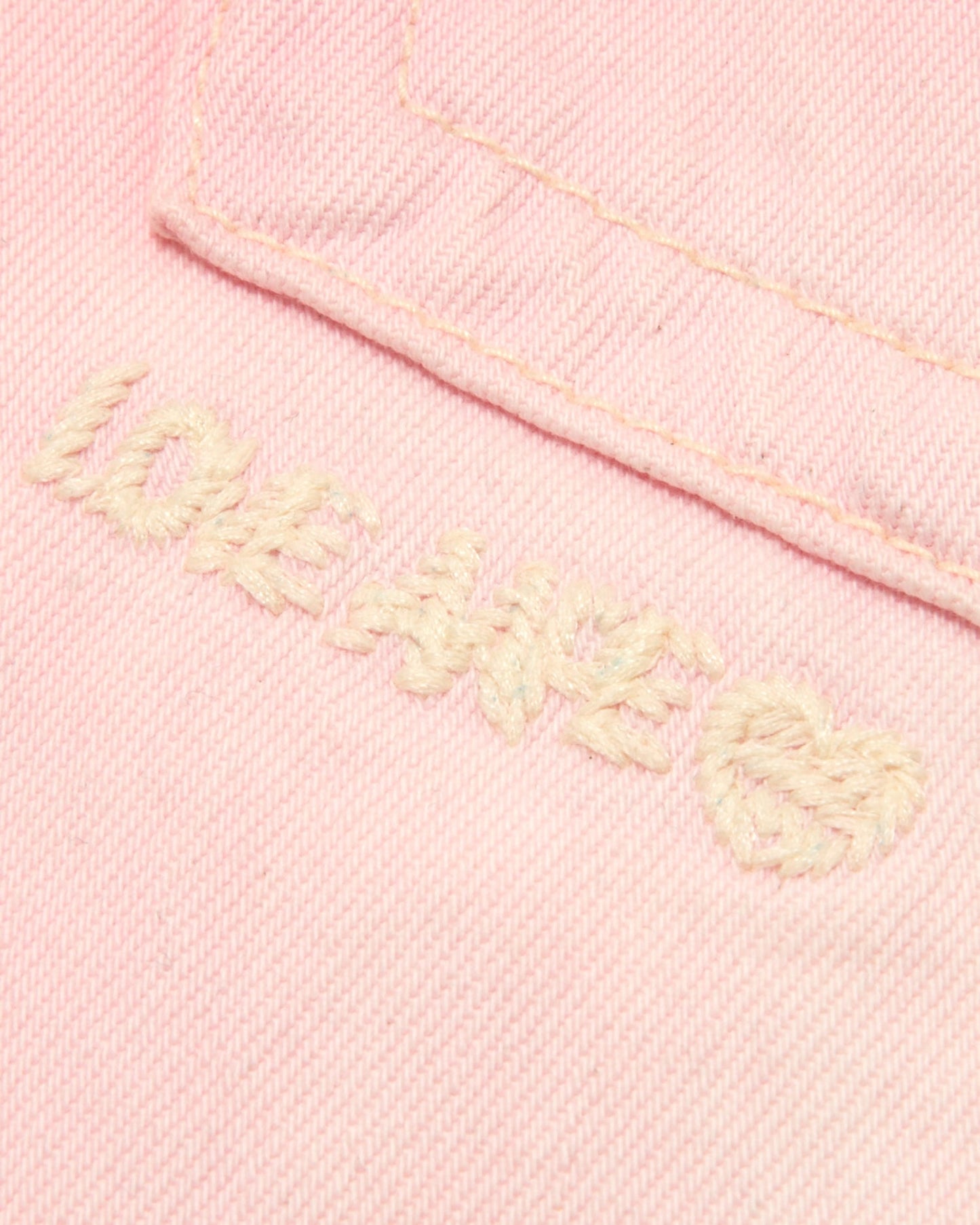 香港直郵 Aape 女裝 26秋冬心型猿人花卉刺繡水洗做舊牛仔短褲D674