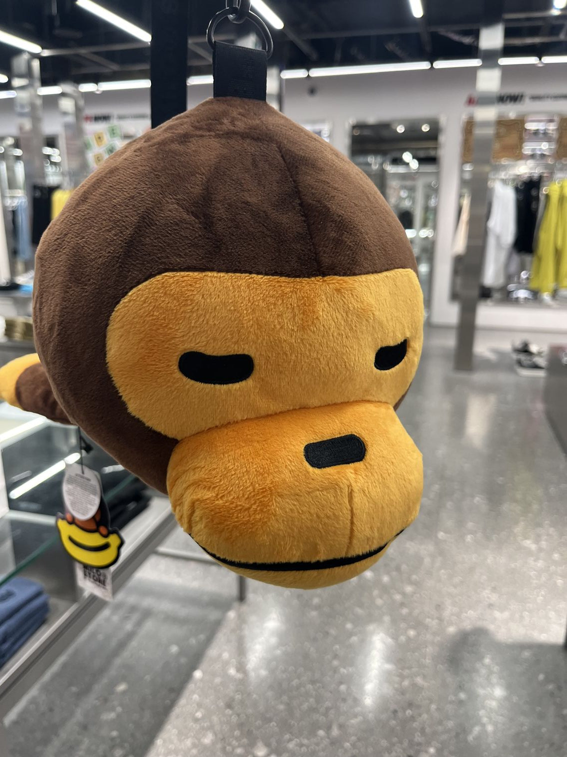 香港專櫃 BABY MILO STOR 趴趴猴卡通小猴公仔斜跨包4365