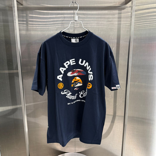 香港直郵 Aape 男裝 26春夏字母圓環猿人迷彩印花潮流短袖T卹1855
