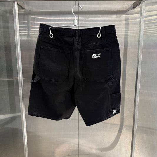香港直郵 Aape 男裝 26春夏 AAPENOW 猿人徽章字母刺繡精緻簡約休閒短褲C679