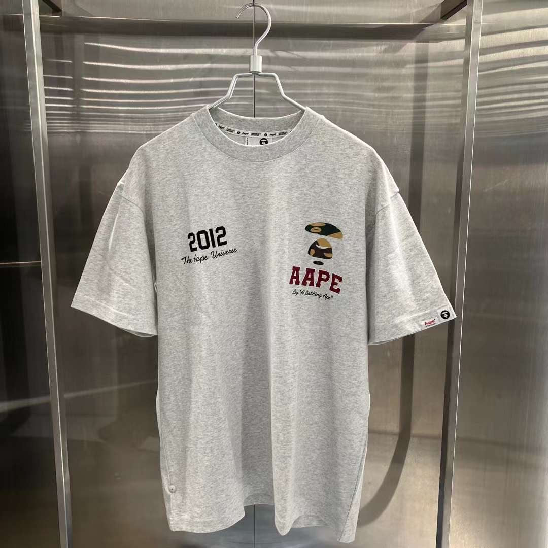 Aape 23 男裝 秋冬 字母迷彩籃球猿印花個性潮流短袖T恤 1391XA 1391XX