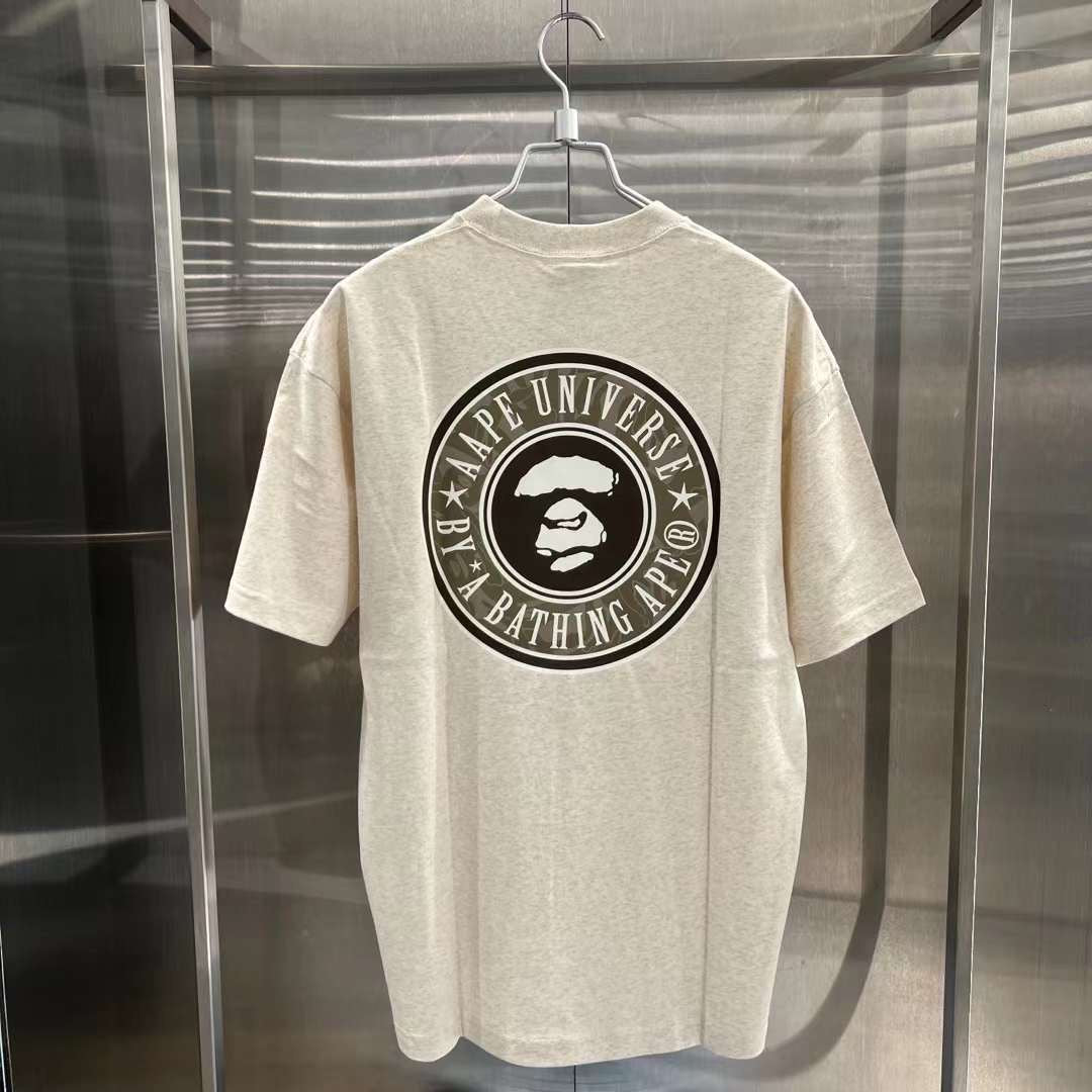 Aape 23 男裝 秋冬 猿顏字母圖案印花街頭潮流短袖T恤 1385XXL 1385XAL