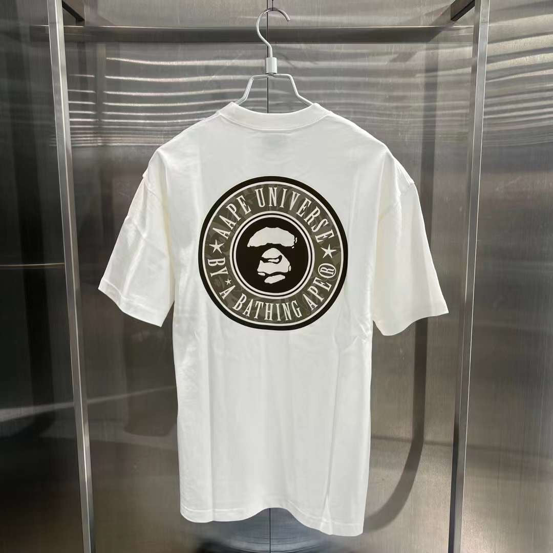 Aape 23 男裝 秋冬 猿顏字母圖案印花街頭潮流短袖T恤 1385XXL 1385XAL