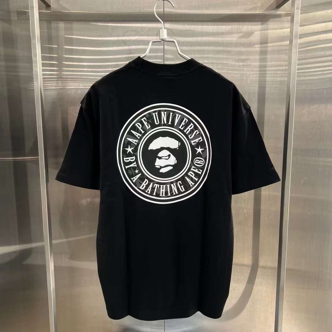 Aape 23 男裝 秋冬 猿顏字母圖案印花街頭潮流短袖T恤 1385XXL 1385XAL