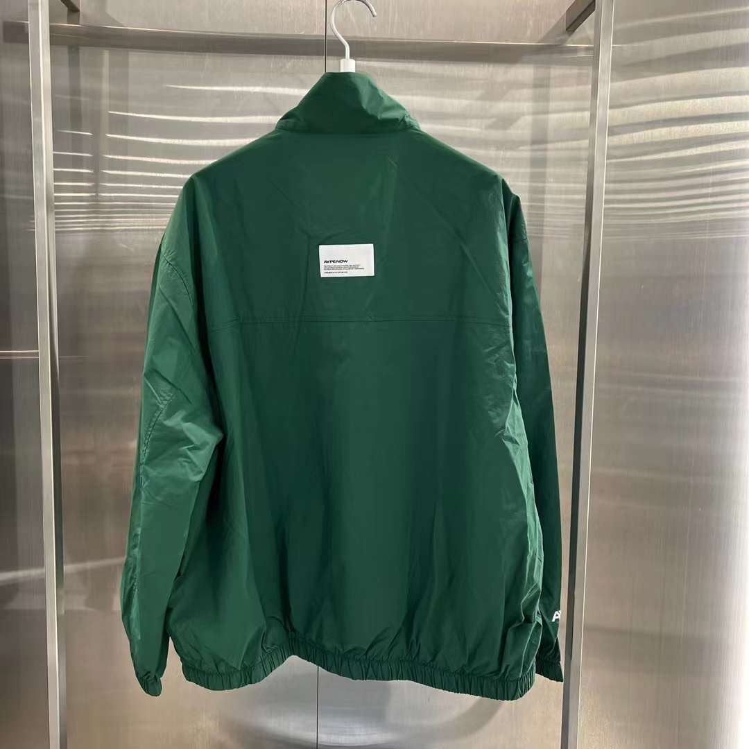 Aape 23 男裝 秋冬 猿顏迷彩徽章字母印花拉鏈薄夾克外套 7601XXL