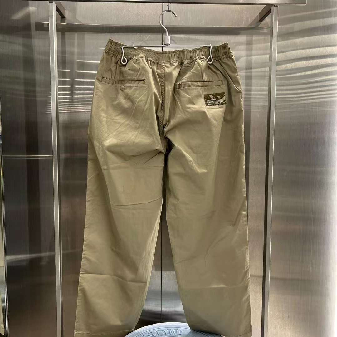 AAPE Moonface patch relaxed pants 23 男裝 秋冬 猿顏徽章純色簡約寬松休閑長褲 A620XXL