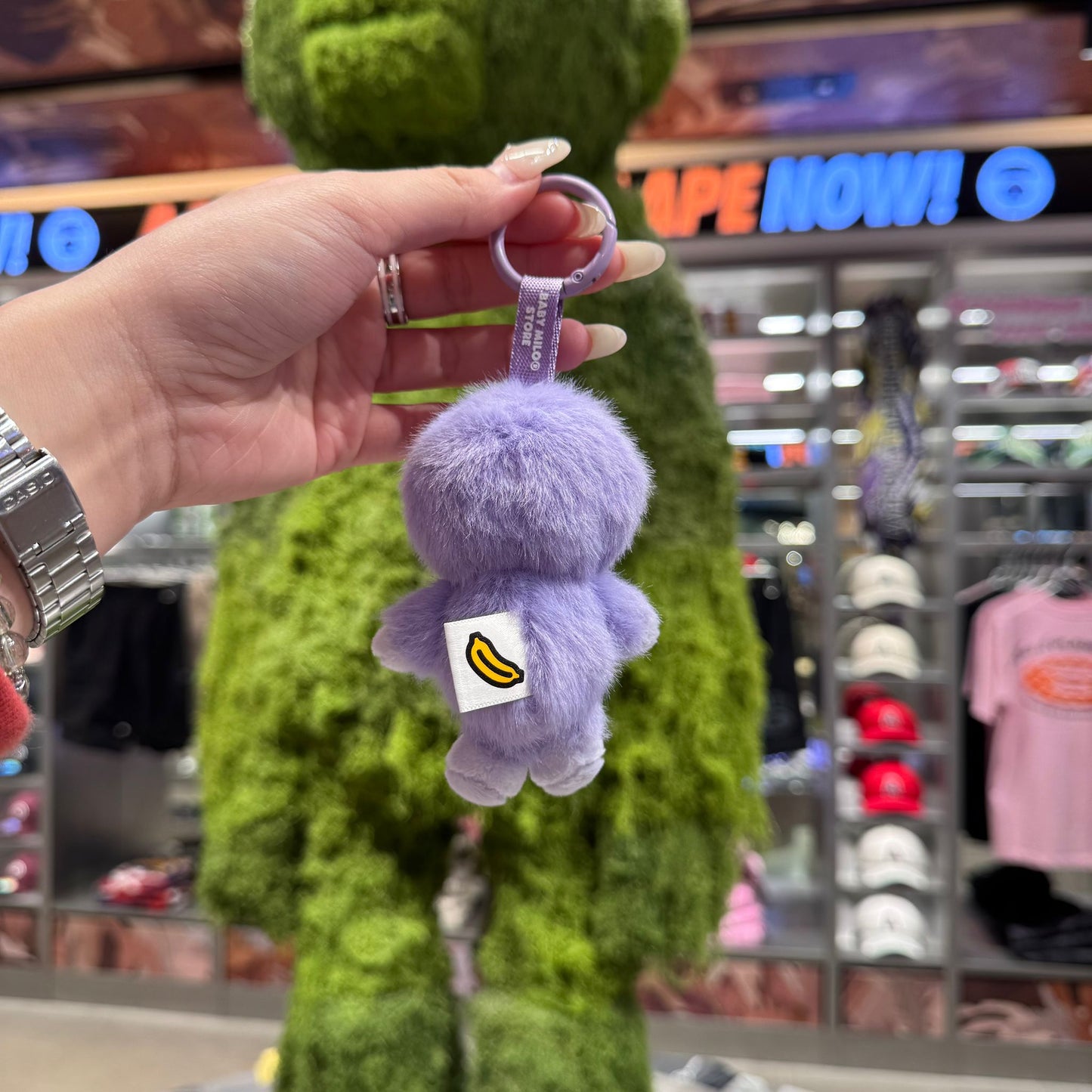 BABY MILO STORE 異色毛絨小猴掛件鑰匙扣 4640