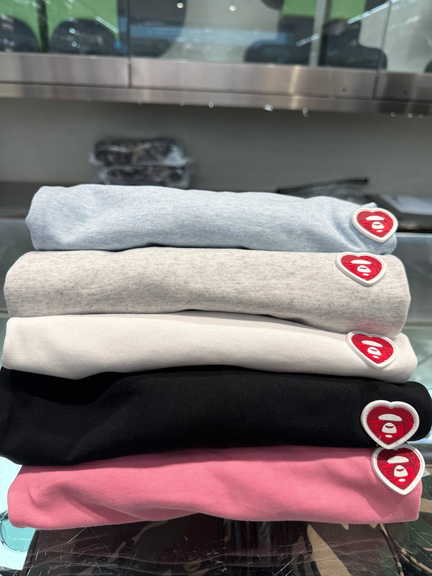 香港代購 專櫃正品 Aape 男裝 26春夏 心型猿人徽章舒適簡約純色圓領短袖T恤1807