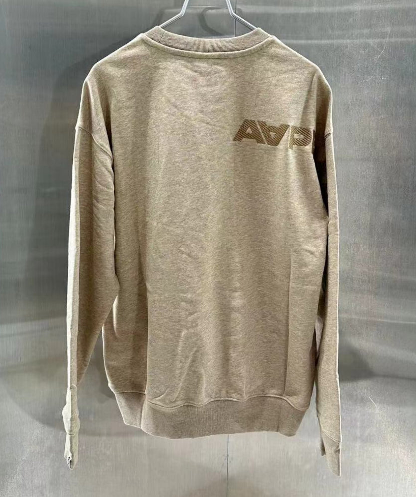 香港專櫃代購 Aape 男裝 24秋冬猿顏徽章字母刺繡簡約休閑圓領衛衣318
