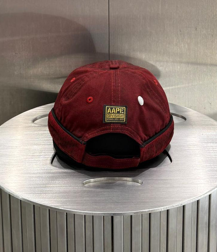 香港代購 專櫃正品 26春夏 Aape 字母刺繡水洗做舊潮流網孔鴨舌帽5382