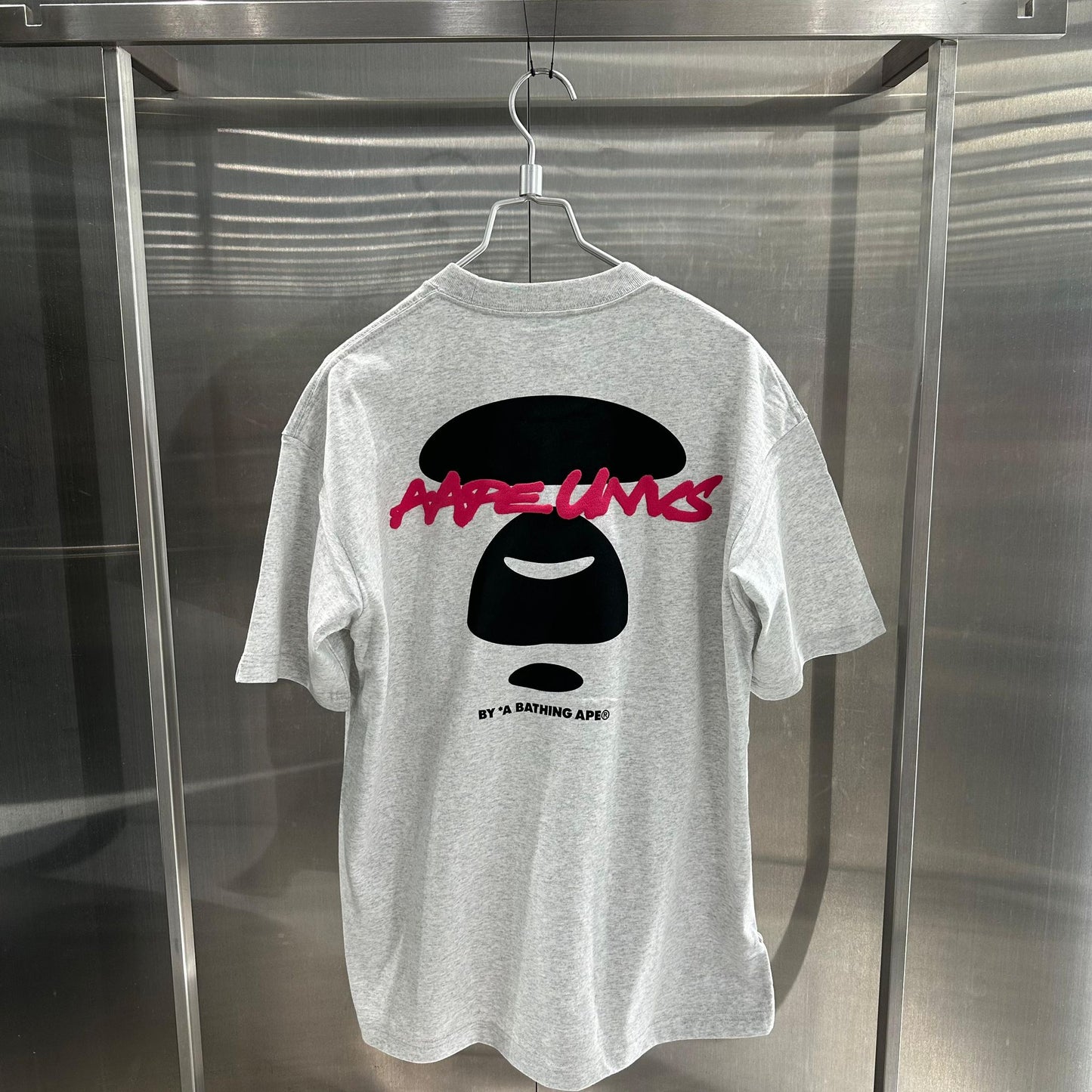 香港代購 專櫃正品 26春夏 Aape 男 AAPEUNVS 猿人發泡字母印花潮流舒適短袖T恤1843