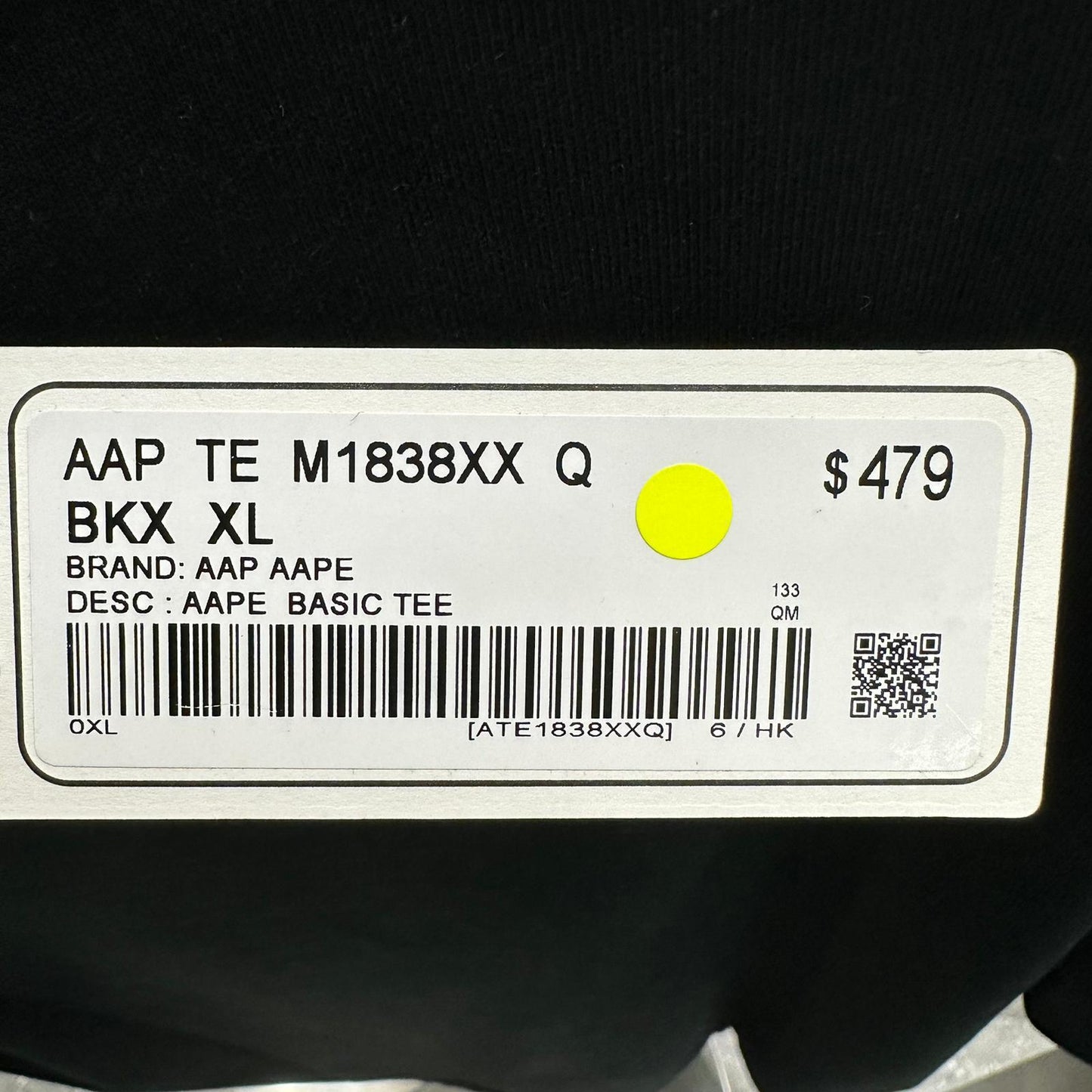 香港直郵 專櫃正品 Aape 26春夏 男 AAPEUNVS 猿人撞色迷彩印花潮流舒適短袖T恤1838
