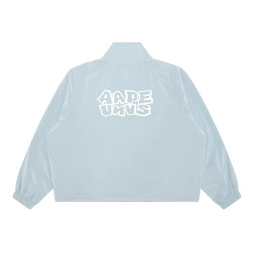 香港直郵 Aape 25秋冬 女裝 猿人徽章字母印花夾克外套7756XXP