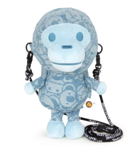 香港直郵 專櫃正品 BABY MILO STORE 立體卡通小猴單肩包斜挎手機包4463