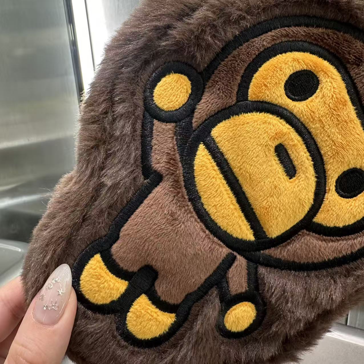 BABY MILO STORE配飾卡通小猴毛絨零錢包4405