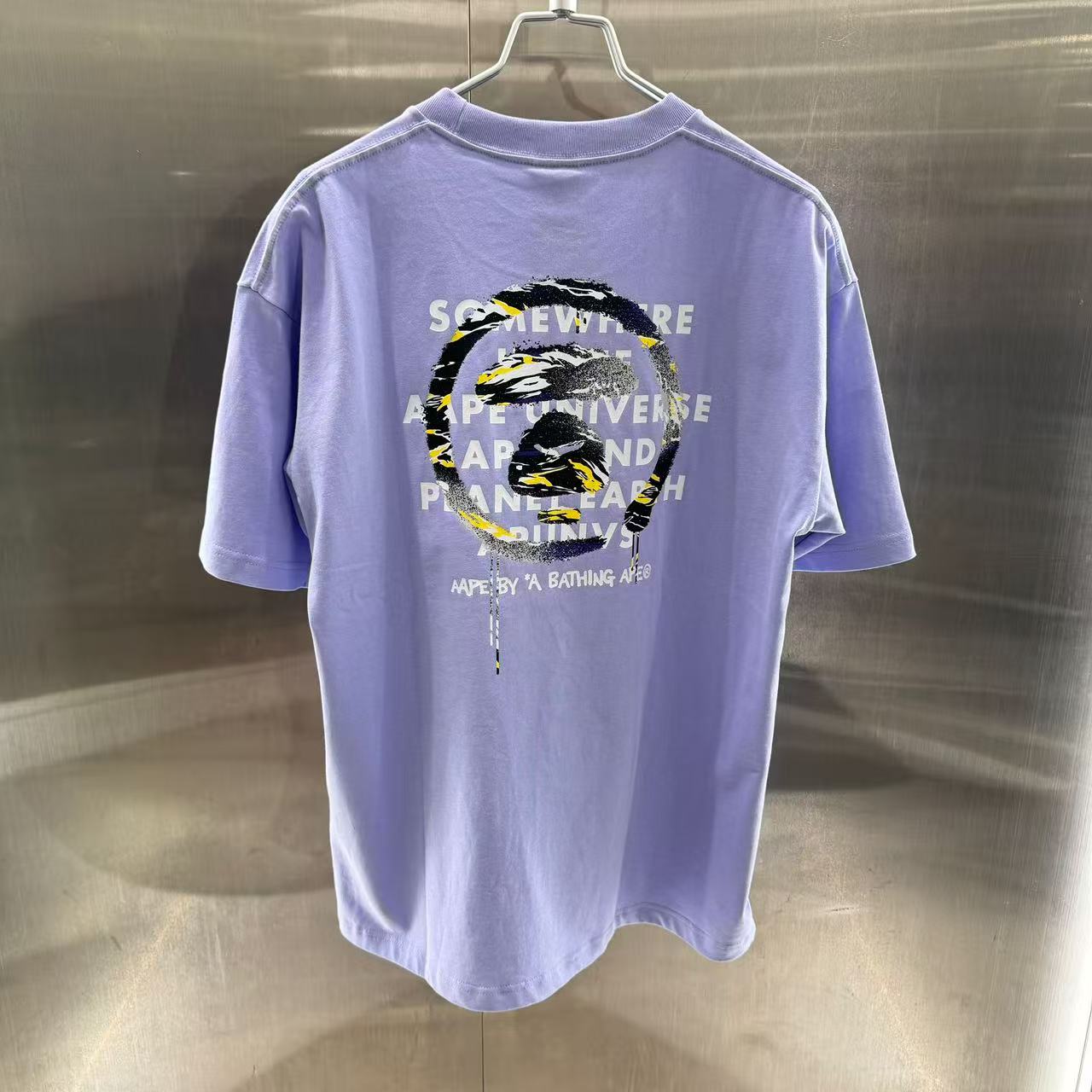香港代購 專櫃正品 26春夏 Aape 男 AAPEUNVS 猿人迷彩塗鴉印花潮流舒適短袖T恤 1839