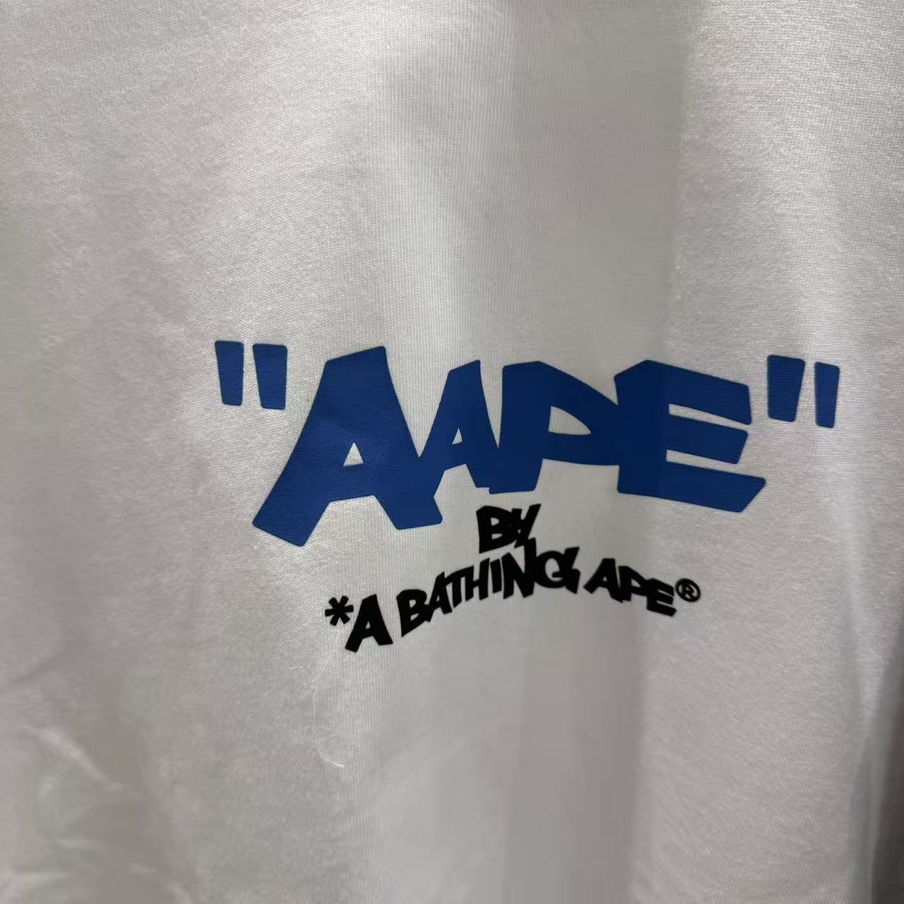 香港代購 專櫃正品 Aape 男裝 26春夏字母卡通形象印花潮流舒適長袖T恤1876