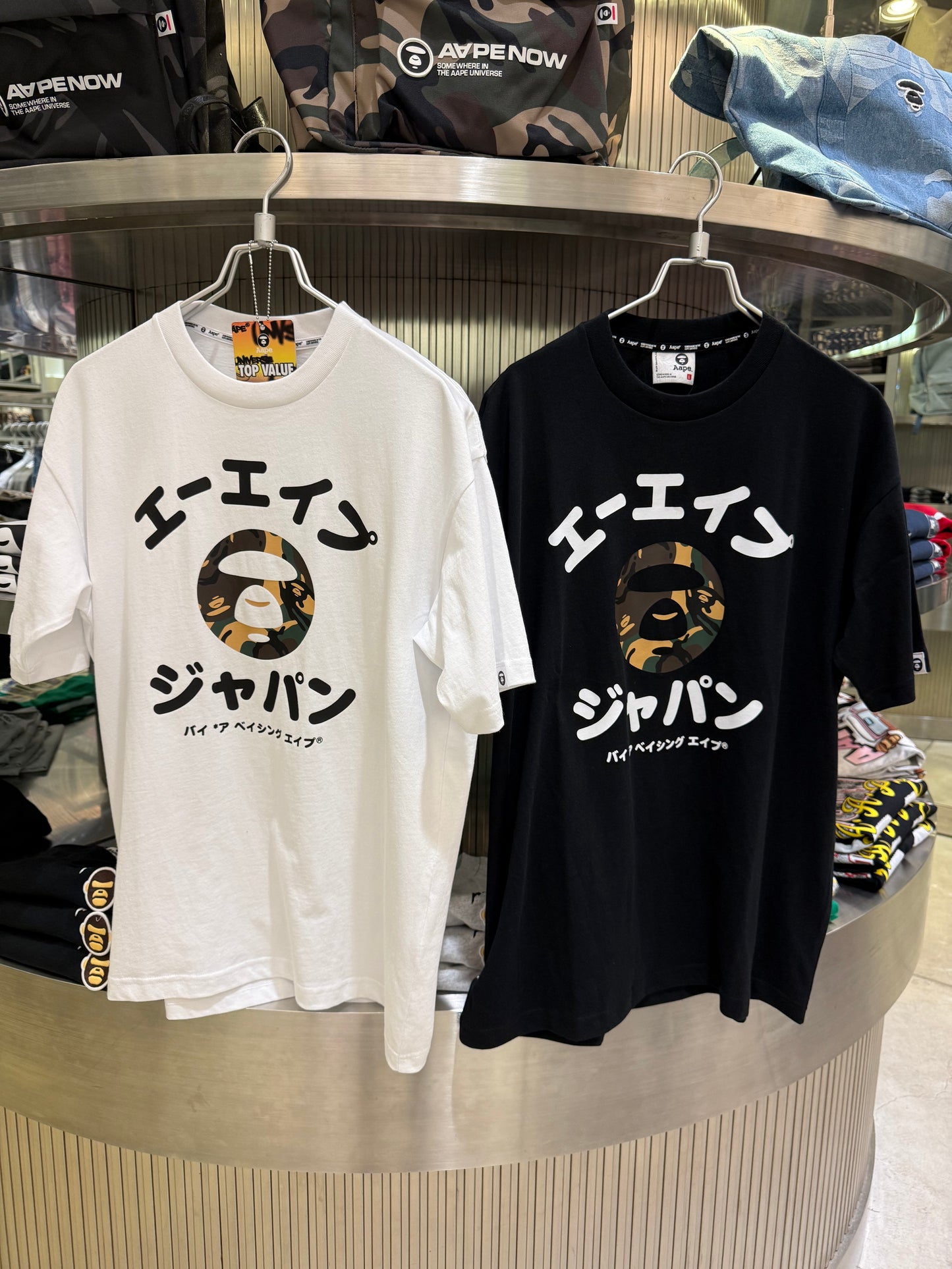Aape 26春夏 AAPEUNVS 迷彩猿人印花短袖T恤1776