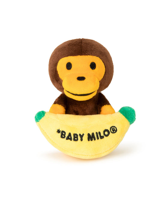 香港直郵 BABY MILO STORE 卡通毛絨香蕉小猴桌麵顯示器擺件公仔4583  0MXBCW4583XXR