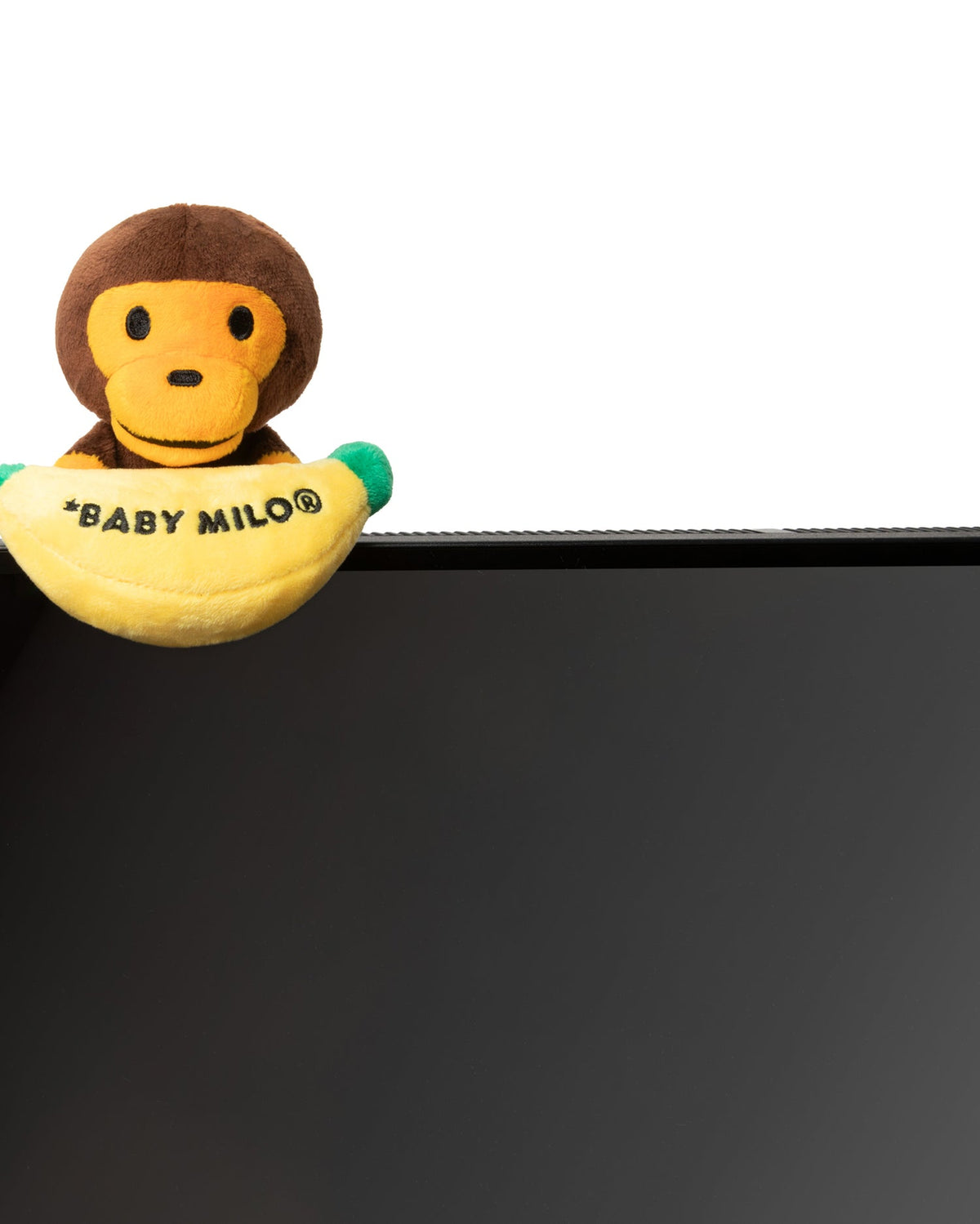 香港直郵 BABY MILO STORE 卡通毛絨香蕉小猴桌麵顯示器擺件公仔4583  0MXBCW4583XXR