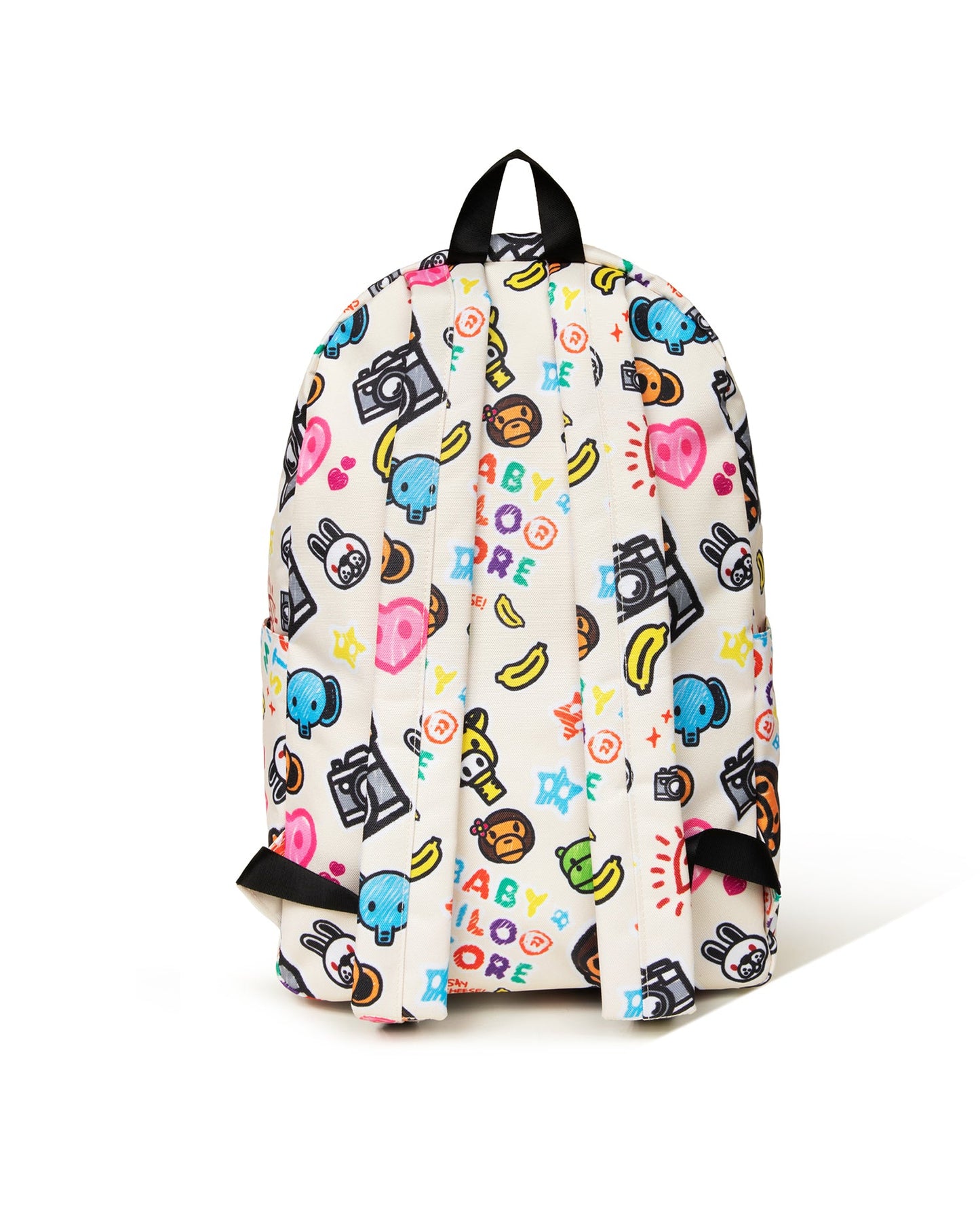 攝影星座小猴滿版卡通圖案後背包（大號）Baby milo and friends large backpack 0MXBGW4224 (Copy)