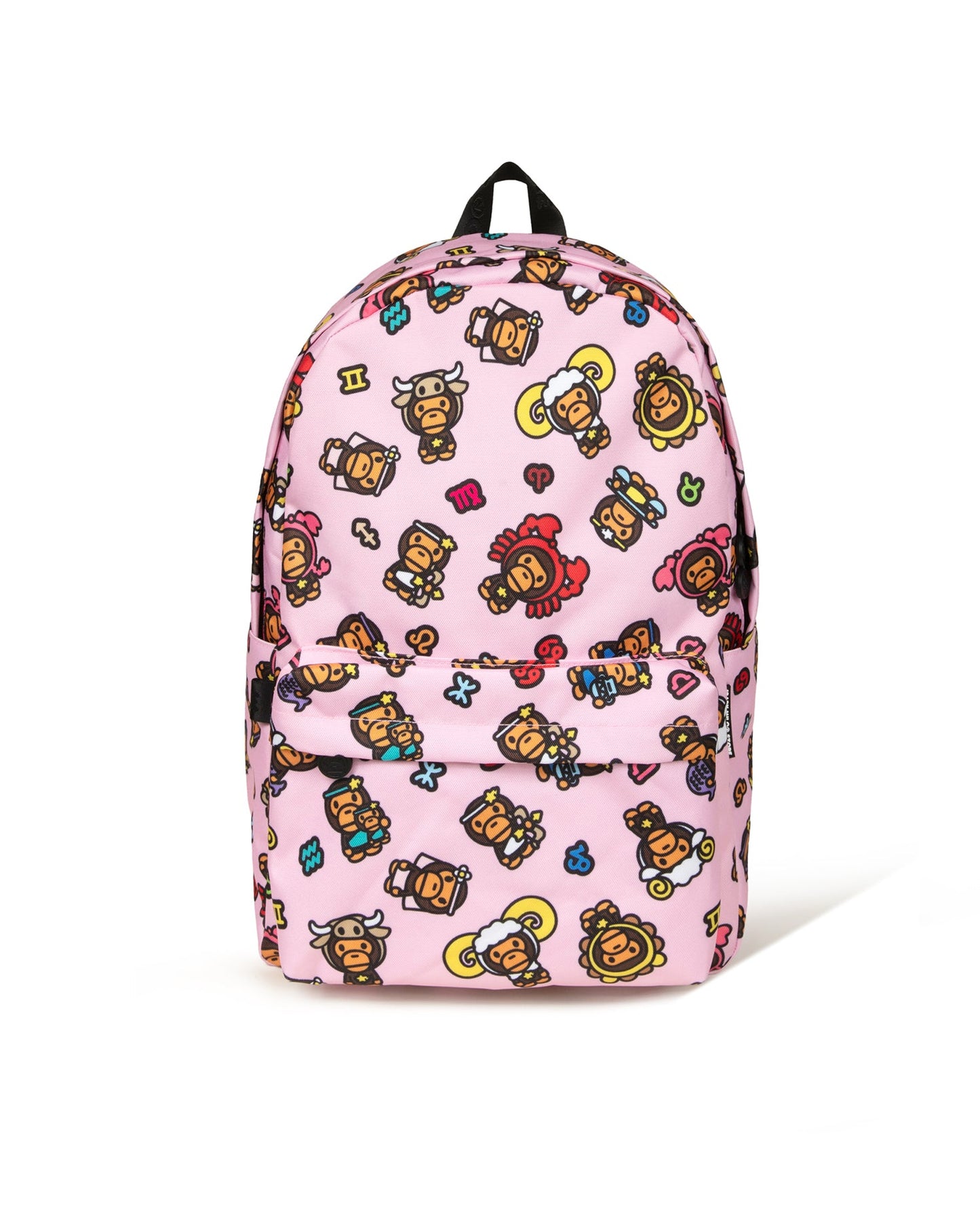 攝影星座小猴滿版卡通圖案後背包（大號）Baby milo and friends large backpack 0MXBGW4224 (Copy)