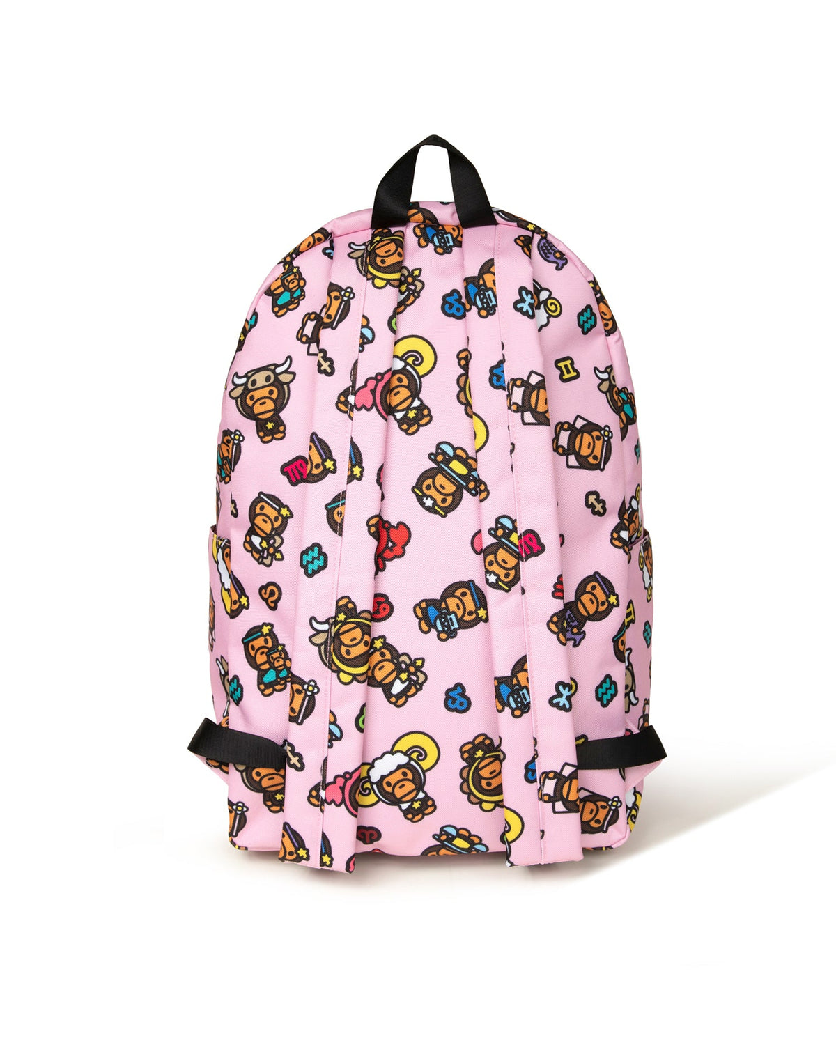 攝影星座小猴滿版卡通圖案後背包（大號）Baby milo and friends large backpack 0MXBGW4224 (Copy)