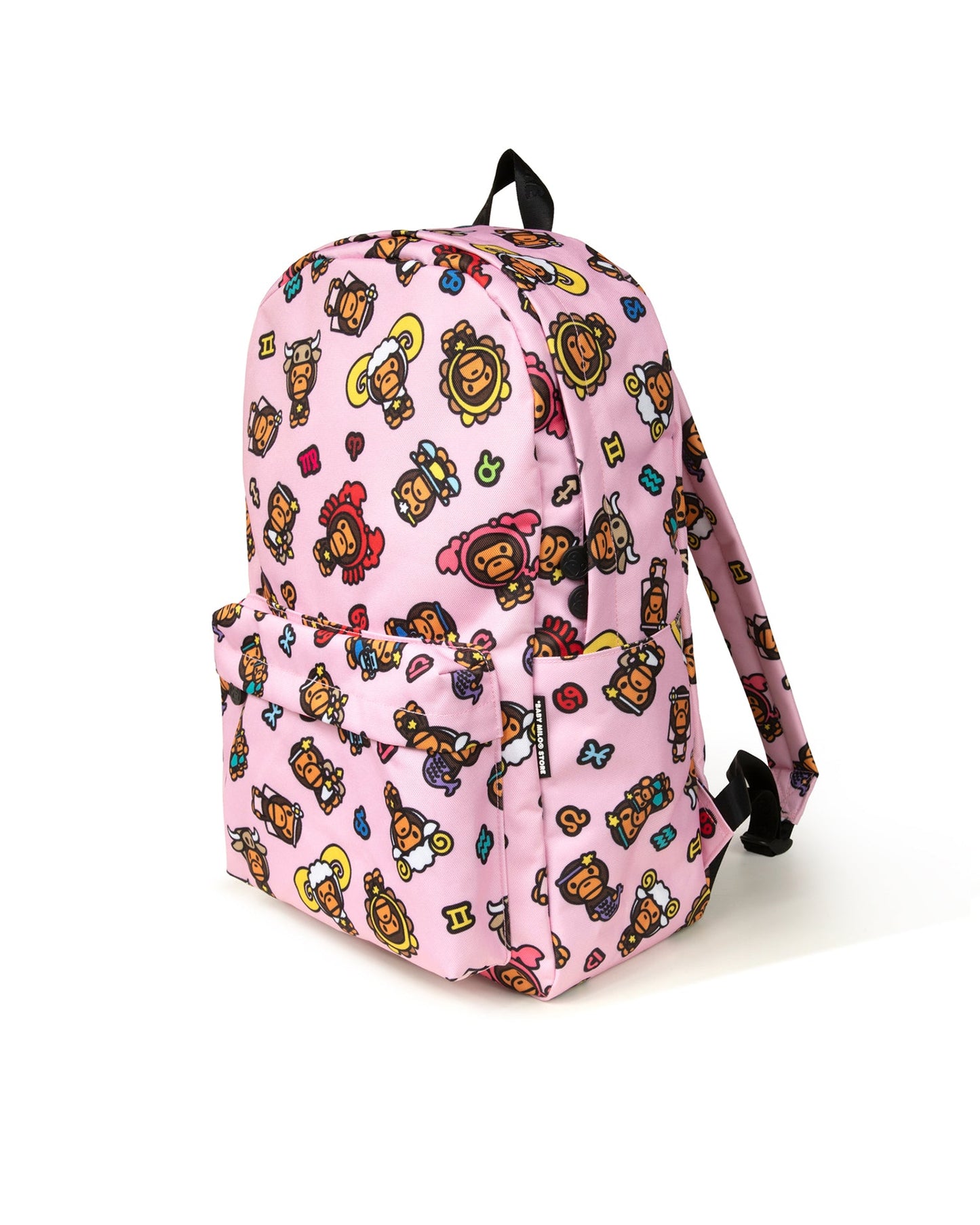 攝影星座小猴滿版卡通圖案後背包（大號）Baby milo and friends large backpack 0MXBGW4224 (Copy)