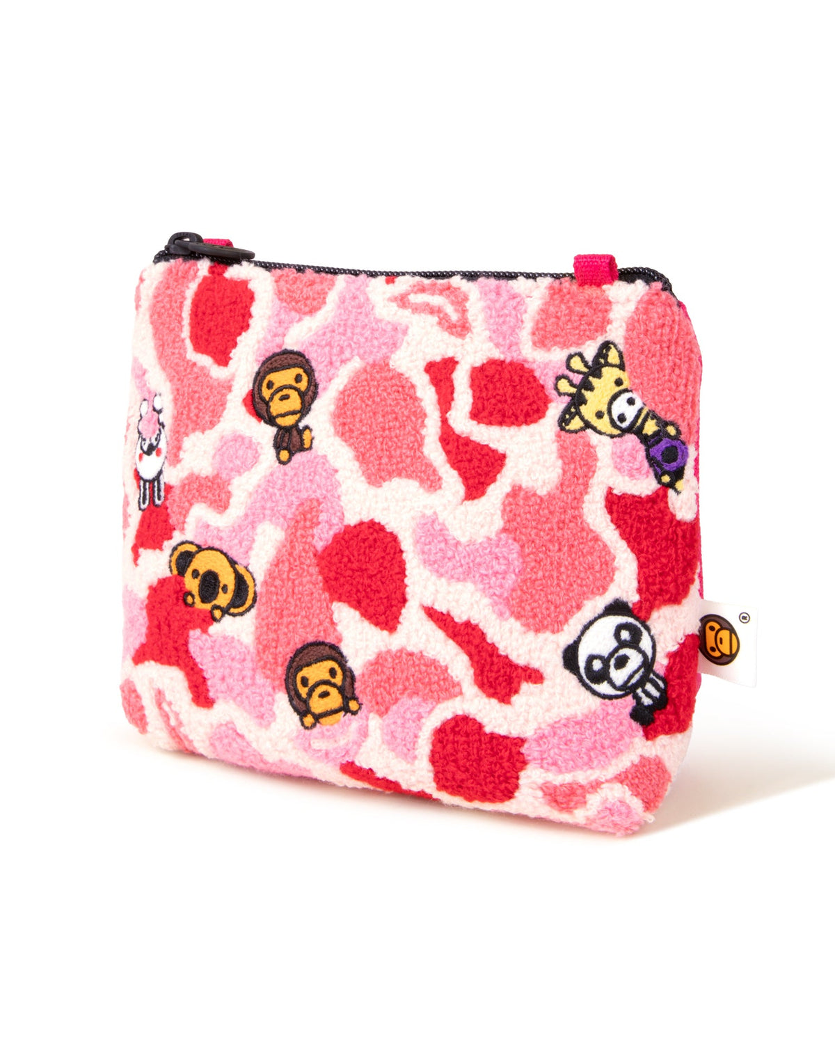 Baby milo 動物刺繡毛絨迷彩斜挎包4454  0MXBGW4454XXR