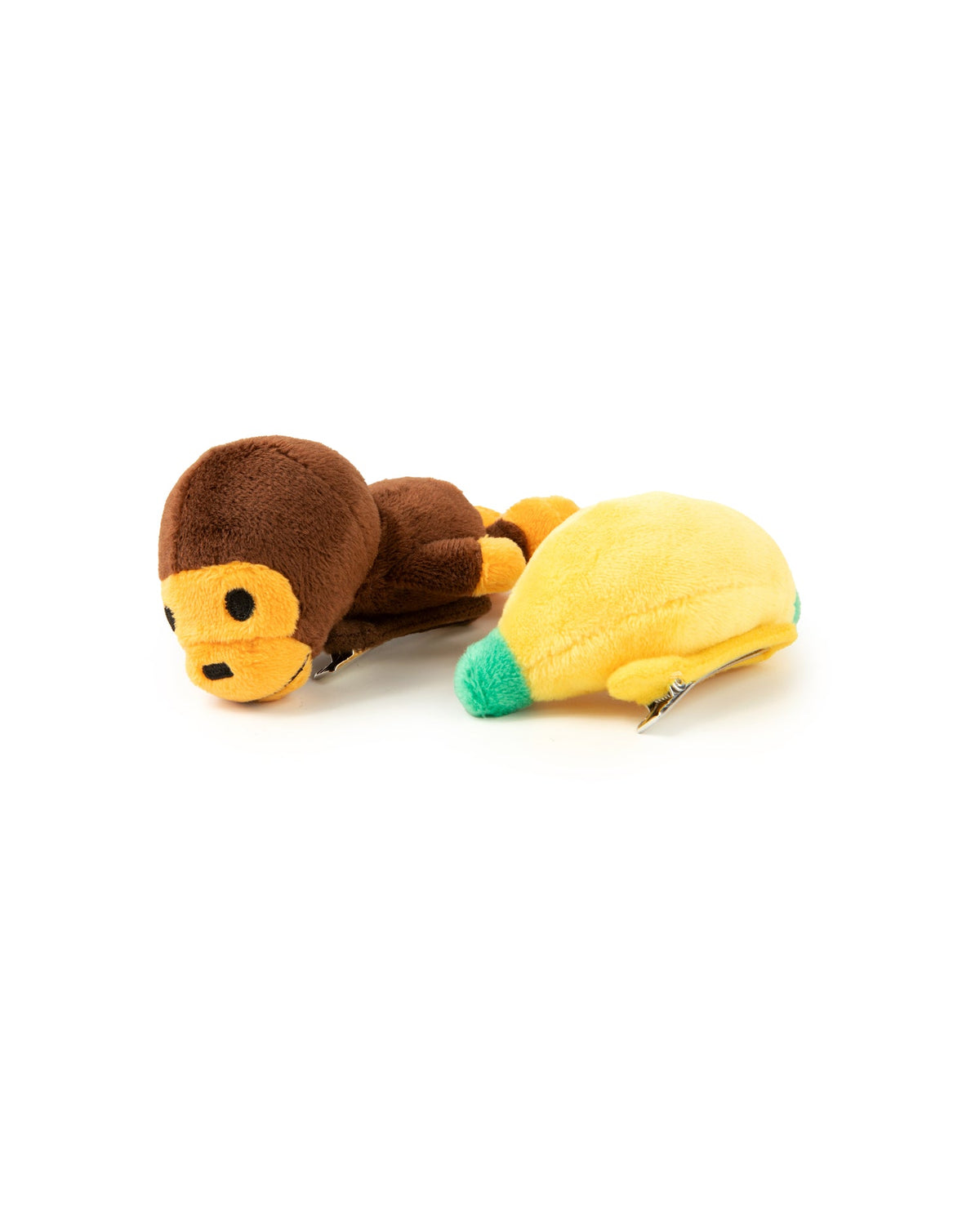香港直郵 26秋冬 BABY MILO STORE 立體卡通毛絨香蕉小猴髮夾髮卡套組4619  0MXHAW4619XXR