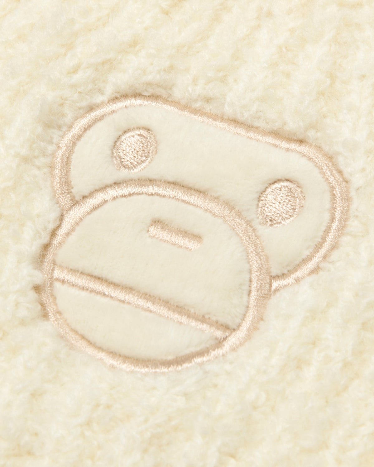 香港直郵 BABY MILO STORE  卡通小猴刺繡毛絨連帽圍巾4577 0MXSFW4577XXR