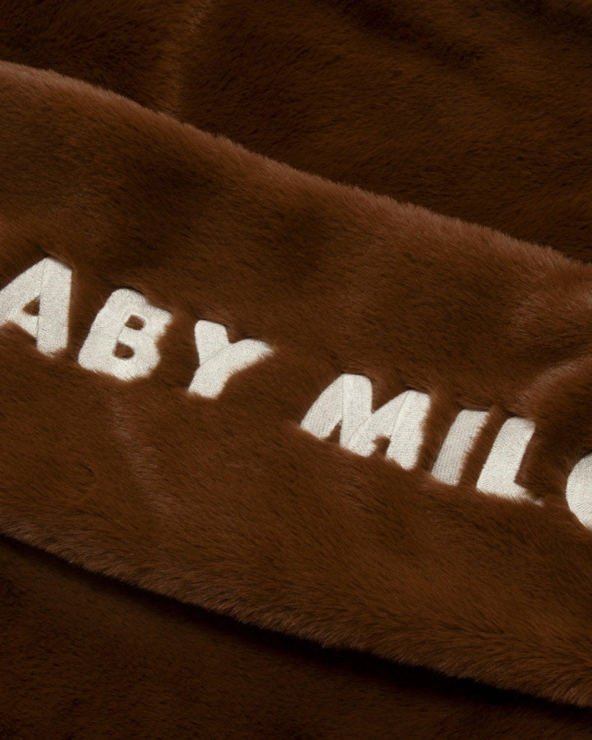 BABY MILO STORE 卡通小猴毛絨連帽圍巾4578 0MXSFW4578XXR