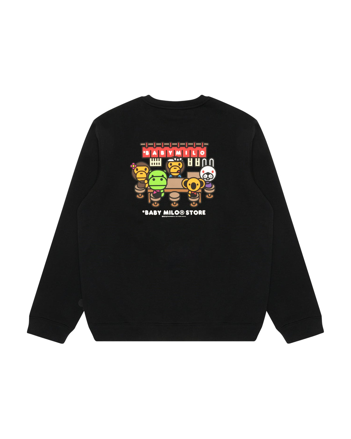 香港直郵 26秋冬 BABY MILO STORE 日式居酒屋深夜食堂圓領加絨衛衣3050 0MXSWW3050XXR