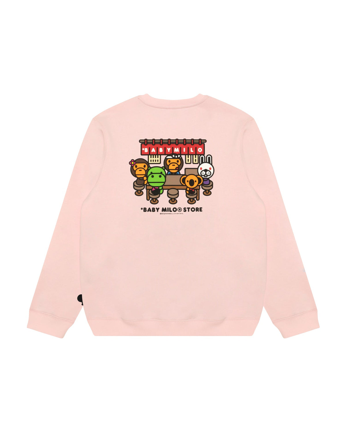 香港直郵 26秋冬 BABY MILO STORE 日式居酒屋深夜食堂圓領加絨衛衣3050 0MXSWW3050XXR