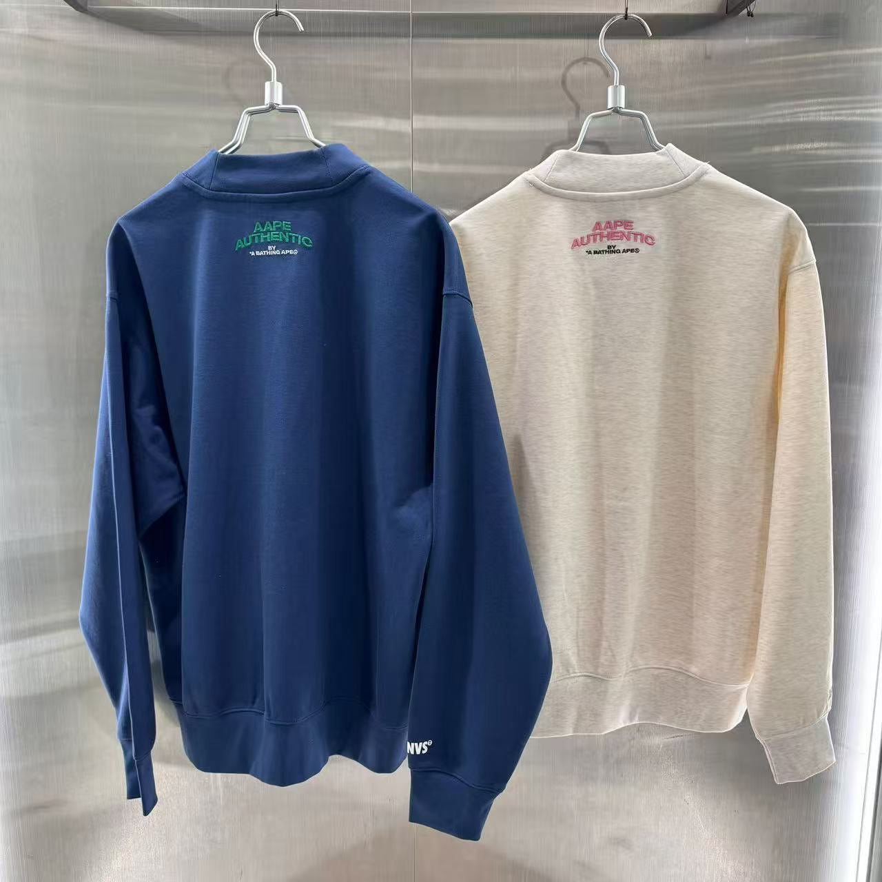 香港直郵 專櫃正品 Aape 26春夏男 A字母刺繡美式復古衛衣開衫外套D350