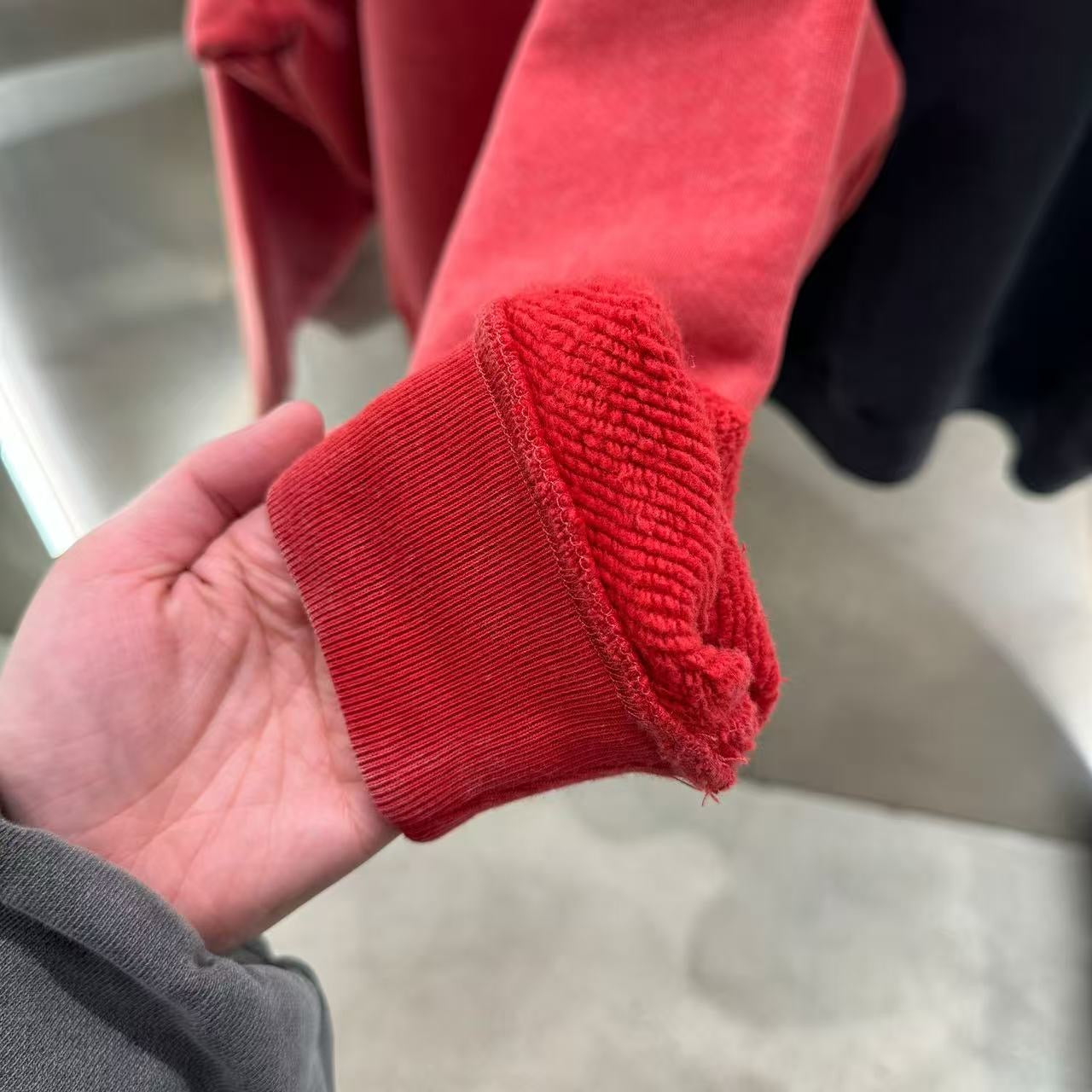 香港直郵 專櫃正品 Aape 26春夏男 字母刺繡復古做舊猿人圓領衛衣D360