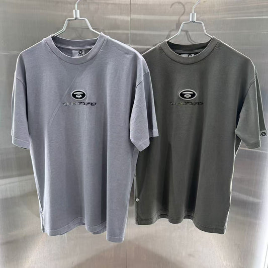 香港直郵 專櫃正品 Aape 26春夏 男 猿人刺繡美式塗鴉水洗做舊短袖T恤1863