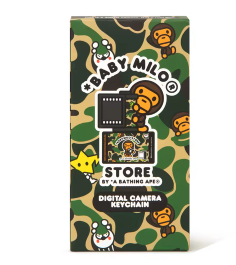BABY MILO STORE卡通小猴相機盲盒鑰匙圈掛飾（不含SD卡）4632