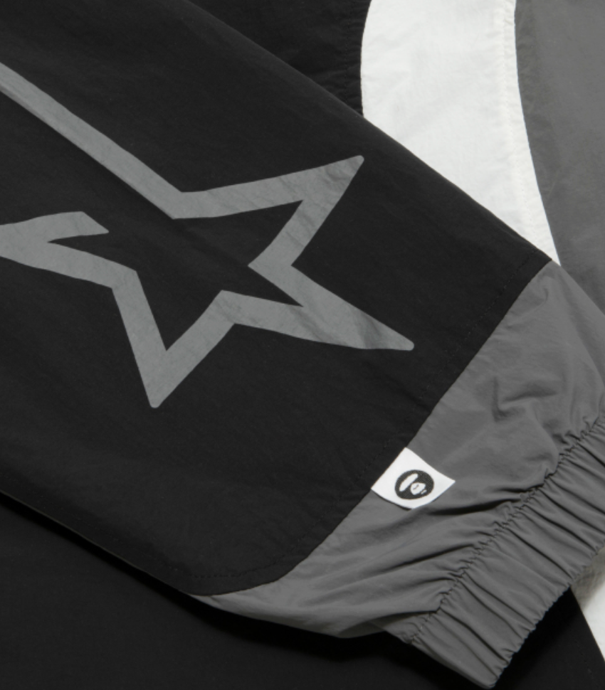 香港代購 專櫃正品 26春夏 Aape 男 美式塗鴉印花舒適潮流撞色外套風衣夾克7774