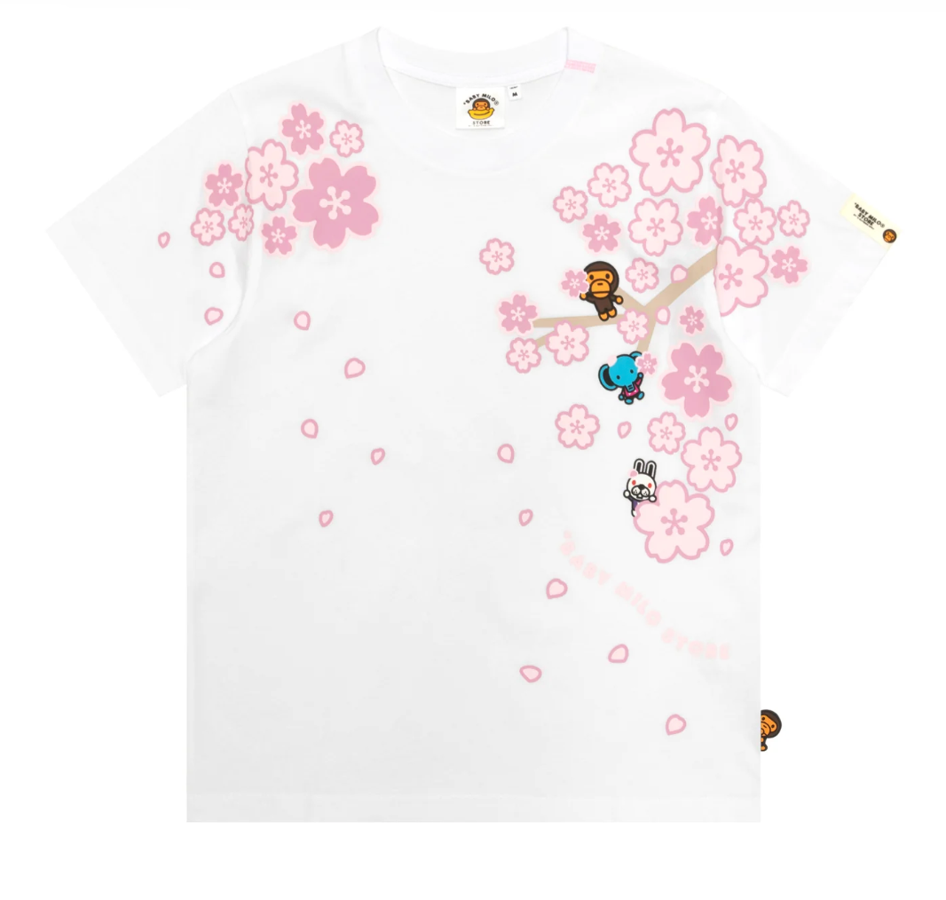 香港代購 專櫃正品 BABY MILO STORE 櫻花印花袖T 0459
