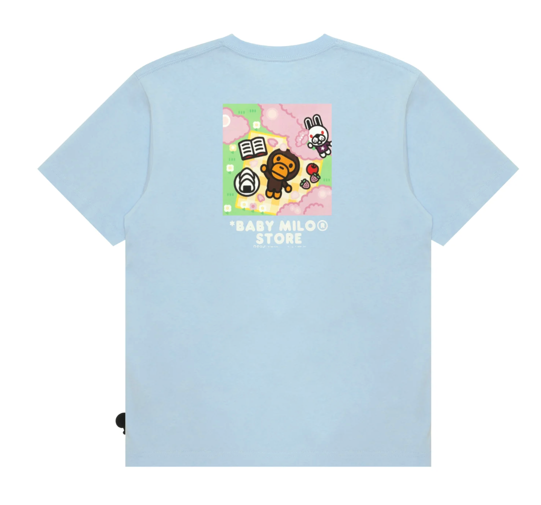 香港代購 專櫃正品 BABY MILO STORE 櫻花樹野餐小小花印章0463
