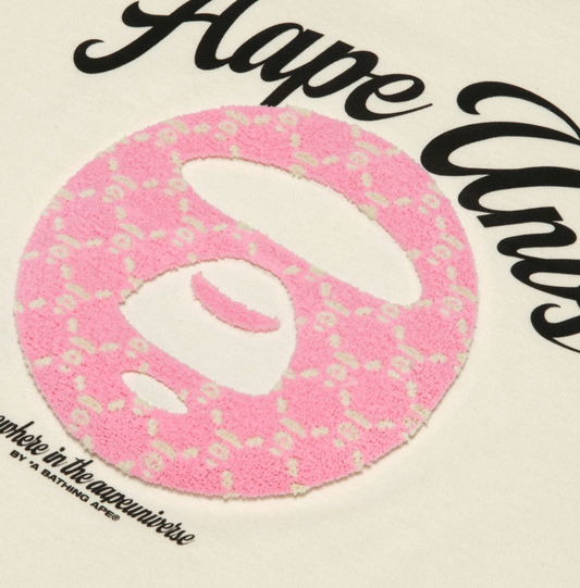 香港代購 專櫃正品 26春夏 Aape 女 AAPEUNVS 猿人刺繡圖案字母印花短袖T恤1901