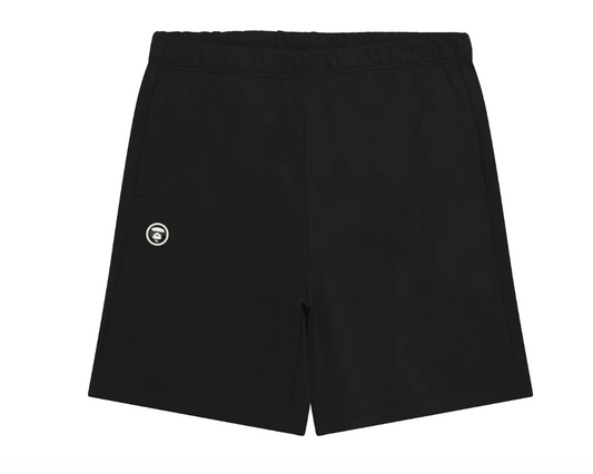 香港代購 專櫃正品 26春夏 Aape 男 AAPENOW 猿人迷彩徽章休閒舒適純色短褲C685