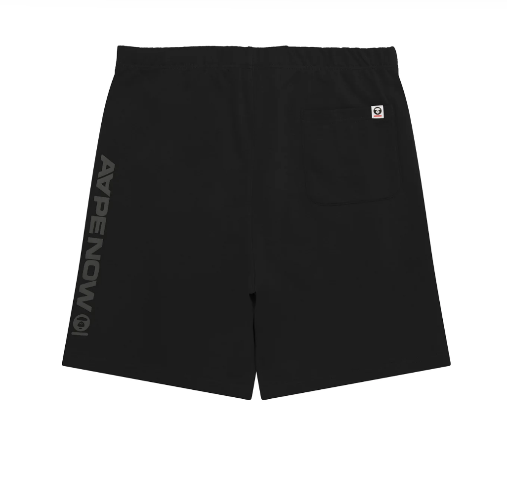 香港代購 專櫃正品 26春夏 Aape 男 AAPENOW 猿人迷彩徽章休閒舒適純色短褲C685