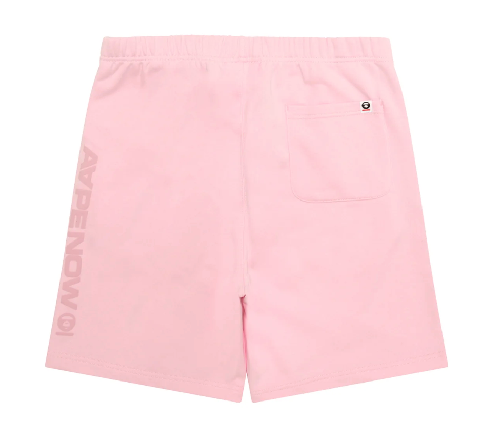 香港代購 專櫃正品 26春夏 Aape 男 AAPENOW 猿人迷彩徽章休閒舒適純色短褲C685