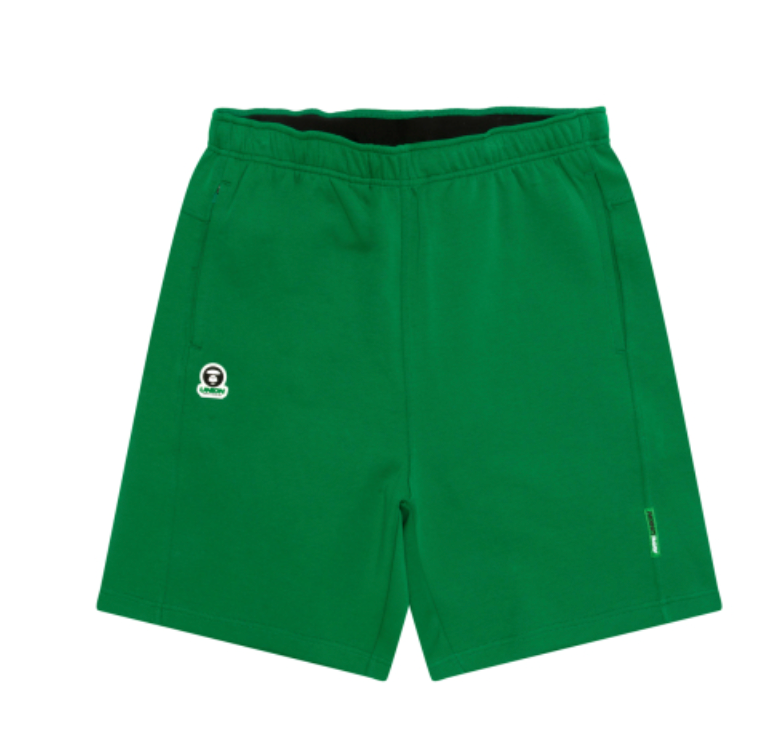 香港代購 專櫃正品 26春夏 Aape 男  AAPEUNVS 運動系列匹克球猿人徽章舒適休閒短褲D637